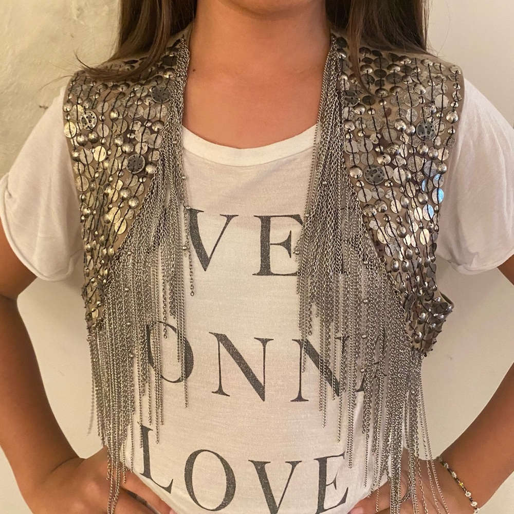 Sparkly vest